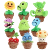 Plants vs Zombies 2-plyschfigur: Solros, Peashooter och pottad växt
