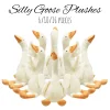 Silly Goose plyschgosedjur 25 cm för baby shower och födelsedag