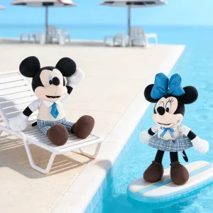 Disney Mickey, Minnie, Donald och Daisy plyschdockor 25 cm 13 Disney Mickey, Minnie, Donald och Daisy plyschdockor 25 cm