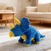 Bitleksak i plysch för hundar och katter – dinosaurie med ljud