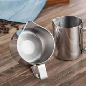Mjölkskummare i rostfritt stål för latte art, 100–600 ml