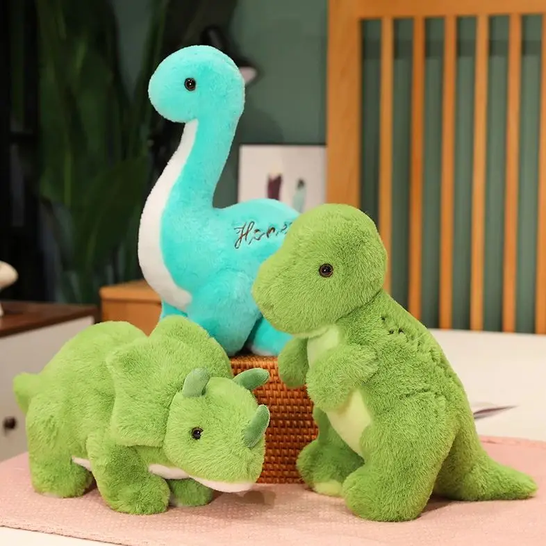 Dinosauriegosedjur i plysch – Triceratops, Stegosaurus och T-Rex 3 Dinosauriegosedjur i plysch – Triceratops, Stegosaurus och T-Rex - Bild 3