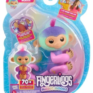 Fingerlings interaktivt babyapa-gosedjur med ljud och reaktioner