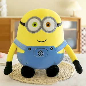 Minions Bob och Stuart gosedjur i jeans – mjuk plyschfigur