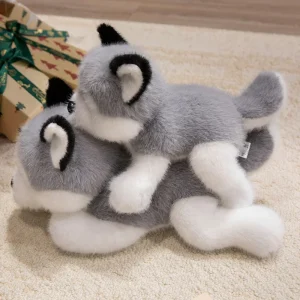 Alternative view of Plyschhund gosedjur med flera hundraser, mjuk och fluffig