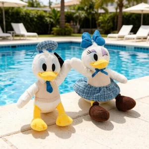 Disney Mickey, Minnie, Donald och Daisy plyschdockor 25 cm 14 Disney Mickey, Minnie, Donald och Daisy plyschdockor 25 cm