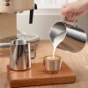 Mjölkskummare i rostfritt stål för latte art, 100–600 ml