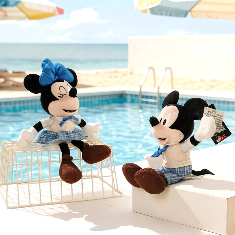 Disney Mickey, Minnie, Donald och Daisy plyschdockor 25 cm 2 Disney Mickey, Minnie, Donald och Daisy plyschdockor 25 cm - Bild 2