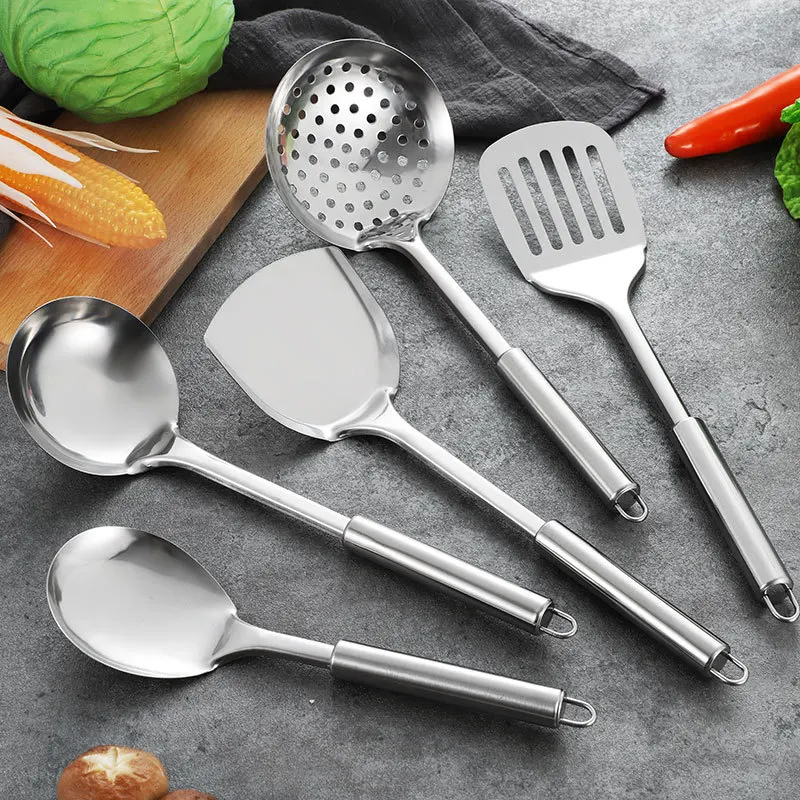 Rostfri matlagningsspade och slev i tjockare utförande 3 Rostfri matlagningsspade och slev i tjockare utförande - Bild 3