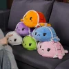 Vändbart sköldpaddsgosedjur i mjuk plysch – kawaii mjukisdjur