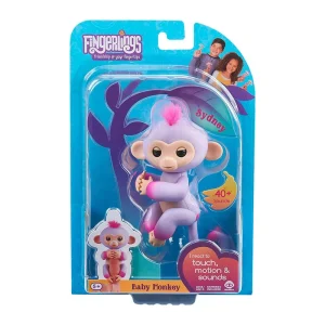 Fingerlings interaktivt babyapa-gosedjur med ljud och reaktioner