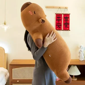 Kawaii kapybaragosedjur i mjuk plysch med lång form, 45 eller 65 cm