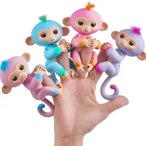 Fingerlings interaktivt babyapa-gosedjur med ljud och reaktioner