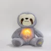 Kawaii plyschgosedjur med andnings- och ljuseffekt för barn