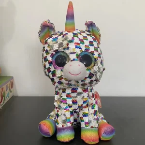 Alternative view of Ty Beanie Boos Cosmo enhörningsgosedjur med paljetter