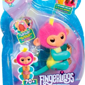 Fingerlings interaktivt babyapa-gosedjur med ljud och reaktioner