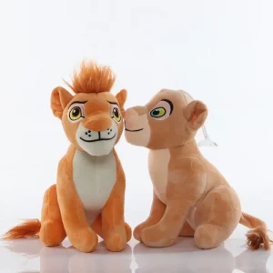 The Lion King Simba- och Nana-gosedjur i mjuk plysch, 13 eller 23 cm