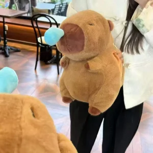 Capybara vinterplysch – extra stor mjukisdjur för hemmet