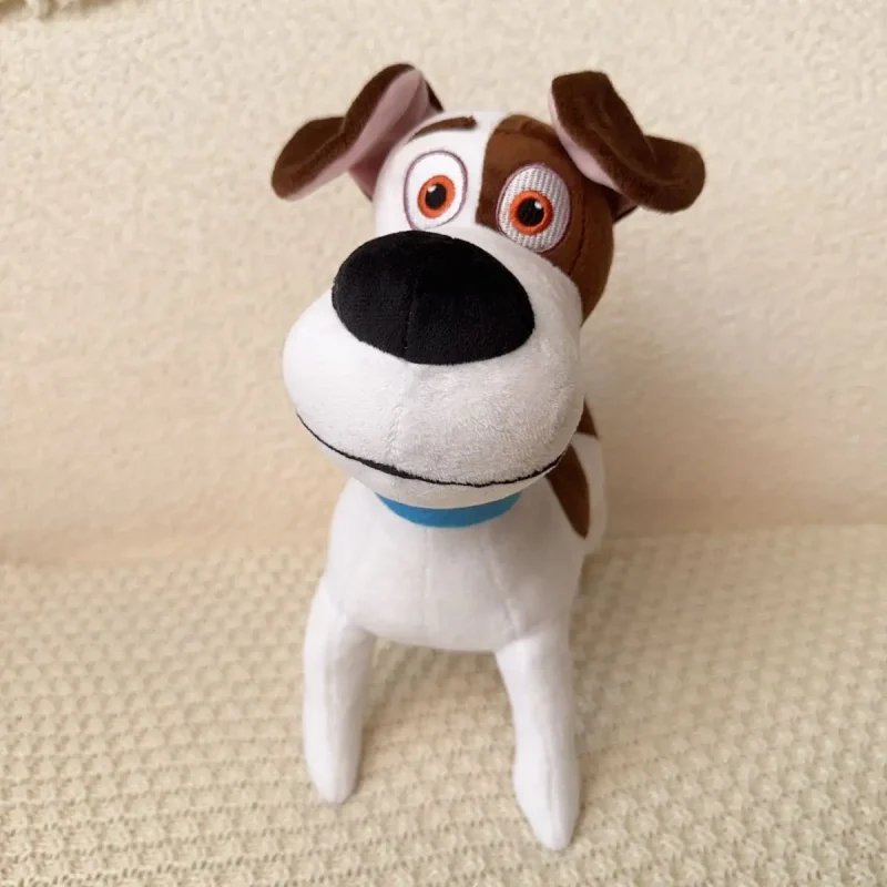 Stående Mike-hundgosedjur med halsband