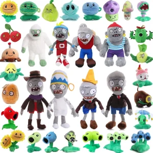 Plants vs Zombies plyschleksaker – gosedjur med zombie- och växtmotiv