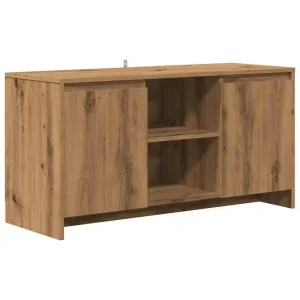Alternative view of Handgjord tv-bänk i eklook 102 x 37,5 x 52,5 cm, modern stil