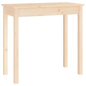 Alternative view of Rustik smal konsolbord i massiv furu 80 x 40 x 75 cm