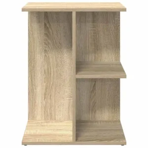 Set med 2 sängbord i Sonoma ek med låda, 46,5 x 29 x 61 cm