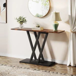 Industriell console table i 110 cm till hall och vardagsrum