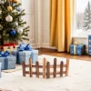 Julgransstaket för husdjur i trä och järn, avtagbart 32 cm