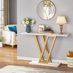 Industriell console table i 110 cm till hall och vardagsrum