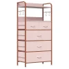 Pink - 5 Drawers