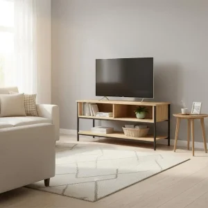 TV-bänk Sonoma ek 100x35x45 cm i konstruerat trä