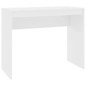 Modernt vitt skrivbord 90x40x72 cm i träbaserat material
