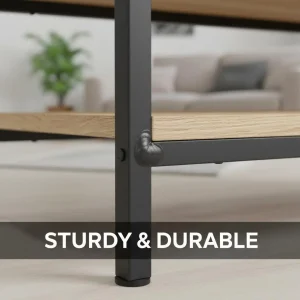 TV-bänk Sonoma ek 100x35x45 cm i konstruerat trä