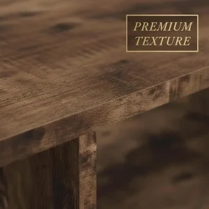 TV-bänk i rökt ek 102 x 35 x 45 cm i konstruerat trä