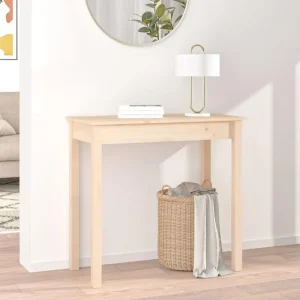 Rustik smal konsolbord i massiv furu 80 x 40 x 75 cm