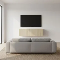 Väggmonterat TV-skåp Sonoma ek 100 x 30 x 30 cm i konstruerat trä
