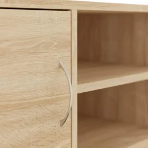 Tv-bänk i Sonoma ek 102x30x37,5 cm, modern förvaringsmöbel