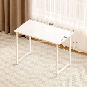 Kompakt skrivbord 80x40 cm för dator, små rum och hemmakontor