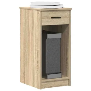 Computer cabinet med låda för PC-torn och kabelförvaring
