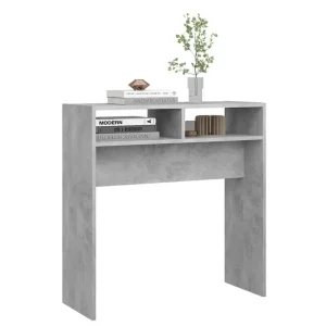 Modern konsolbord i grå ton 78x30x80 cm för hall och vardagsrum