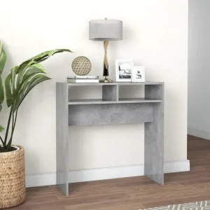 Modern konsolbord i grå ton 78x30x80 cm för hall och vardagsrum