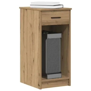 Computer cabinet med låda för PC-torn och kabelförvaring