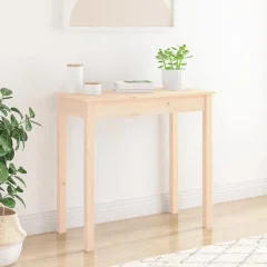 Rustik smal konsolbord i massiv furu 80 x 40 x 75 cm