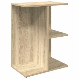 Set med 2 sängbord i Sonoma ek med låda, 46,5 x 29 x 61 cm