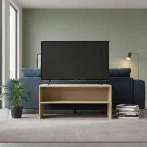 TV-bänk Sonoma-ek 80x40x40 cm i konstruerat trä