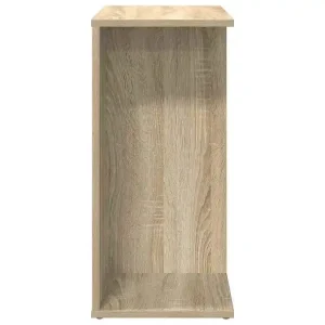 Set med 2 sängbord i Sonoma ek med låda, 46,5 x 29 x 61 cm