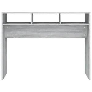 Modern konsolbord i sonoma grå 105x30x80 cm, träkomposit och metall