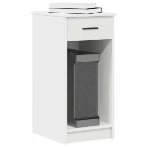 Computer cabinet med låda för PC-torn och kabelförvaring