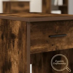 Computer cabinet med låda för PC-torn och kabelförvaring